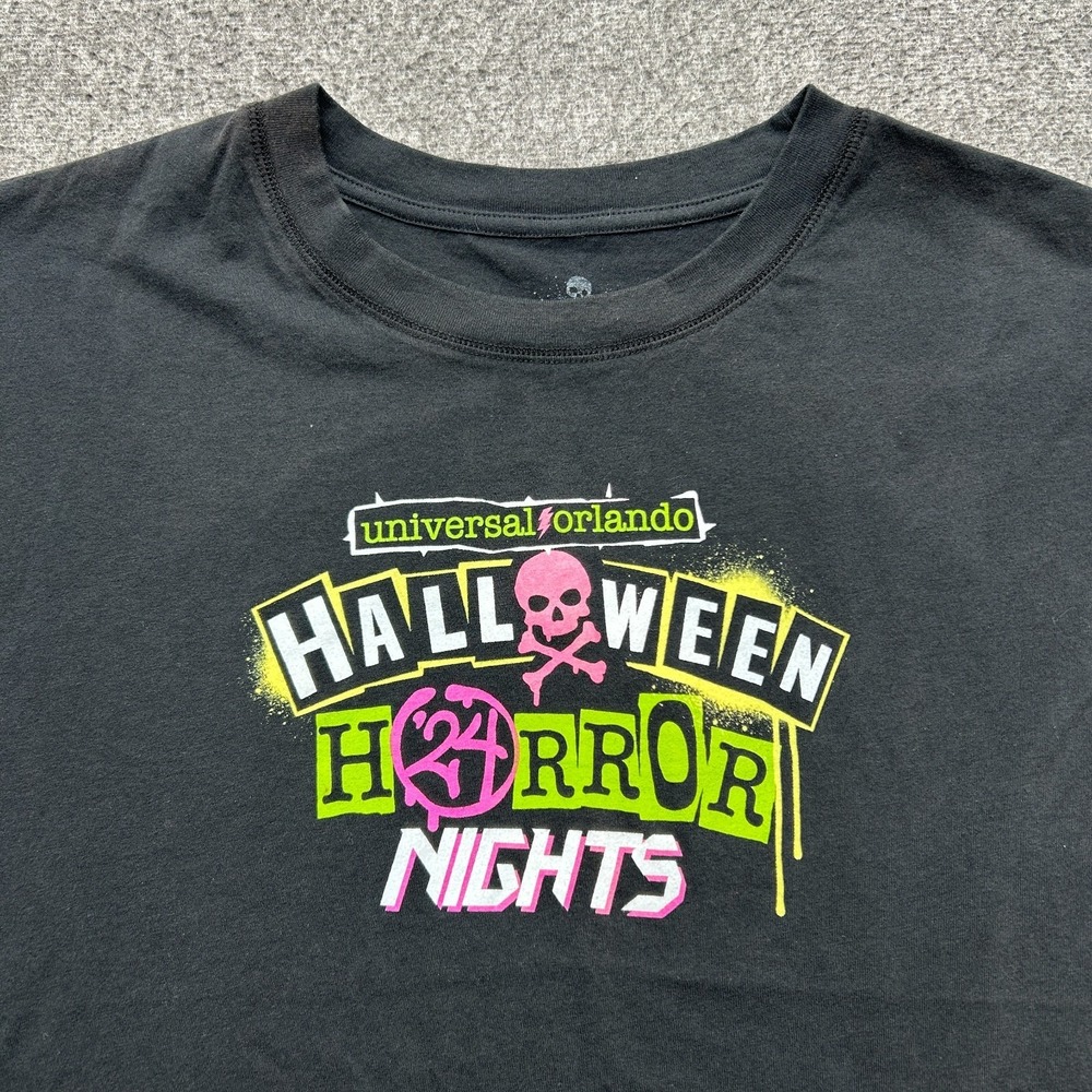 Halloween Horror Nights 2024 Shirt Womens Large Black